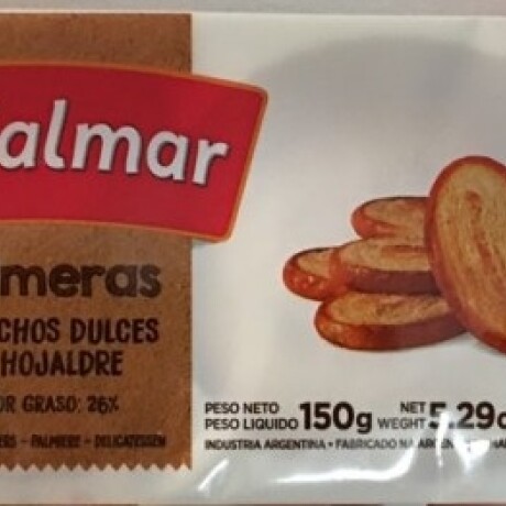 BIZCOCHOS DULCES HOJALDRE 150G PALMERITAS BIZCOCHOS DULCES HOJALDRE 150G PALMERITAS