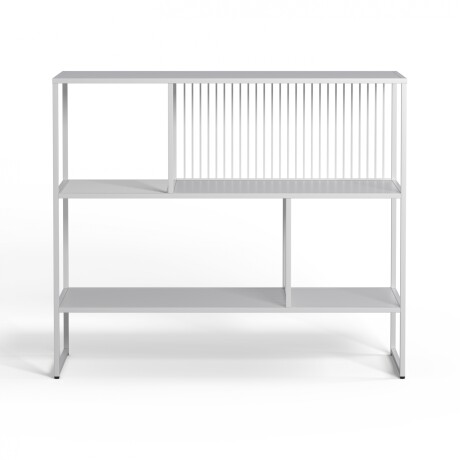BIBLIOTECA METAL BLANCO OLIVIA