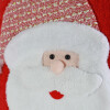 COJIN CUAD ROJO DIS SANTA 43X43CM Unica