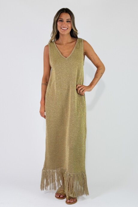 VESTIDO LUMINA Dorado