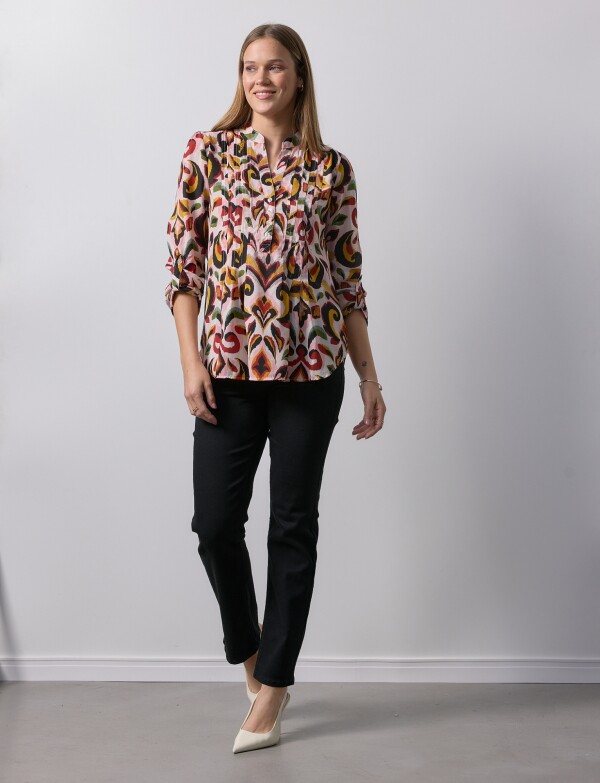 Blusa Printed ROSA/MULTI