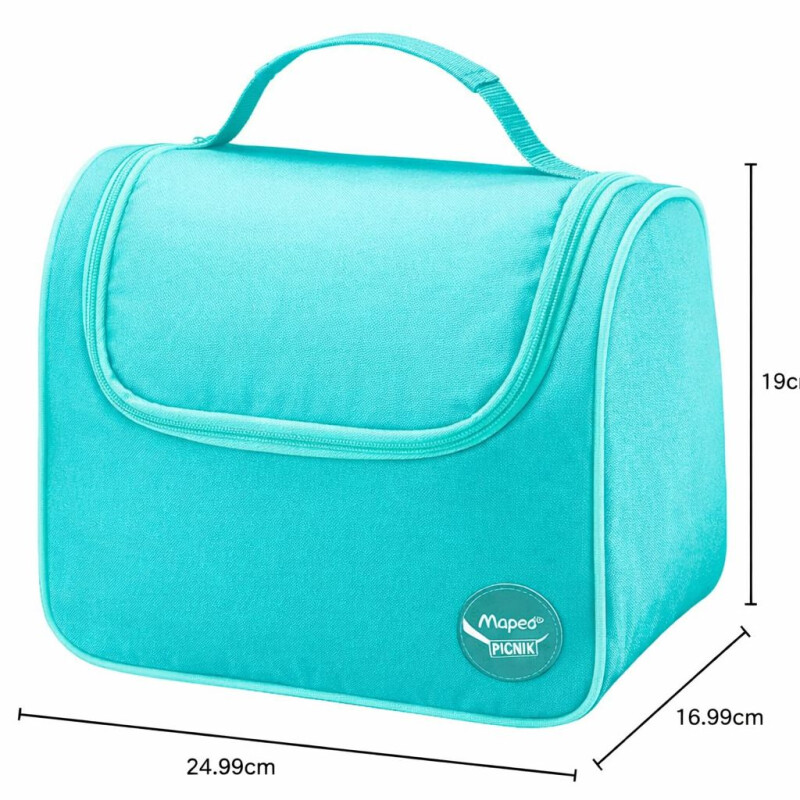 Lunchera Térmica Escolar con Manija - Turquesa Lunchera Térmica Escolar con Manija - Turquesa