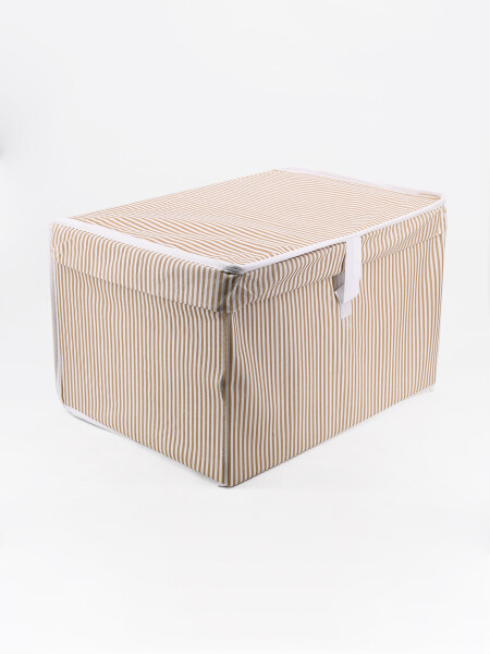 CAJA ORGANIZADORA RAYAS BEIGE