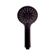 GRIFERIA TELEFONO DUCHA NEGRO MATE LINEA AGORA ABS BAÑO NEGRO