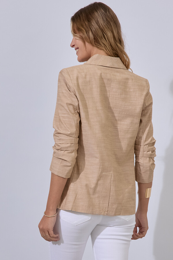 Blazer Manga Frunces BEIGE