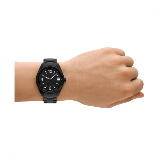 Reloj Armani Exchange Fashion Acero Inoxidable Negro 0