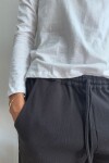 Pantalón recto winter Negro
