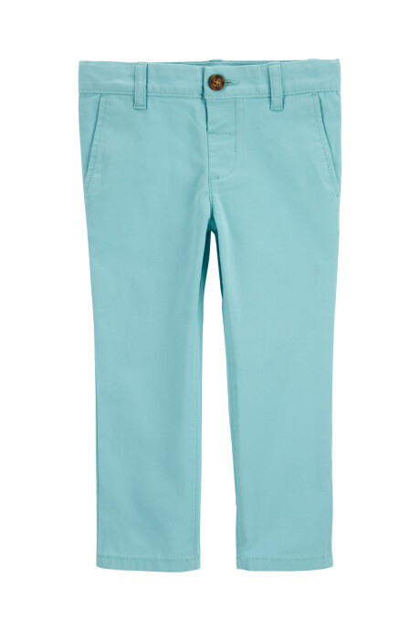 Pantalón de sarga clásico Sin color