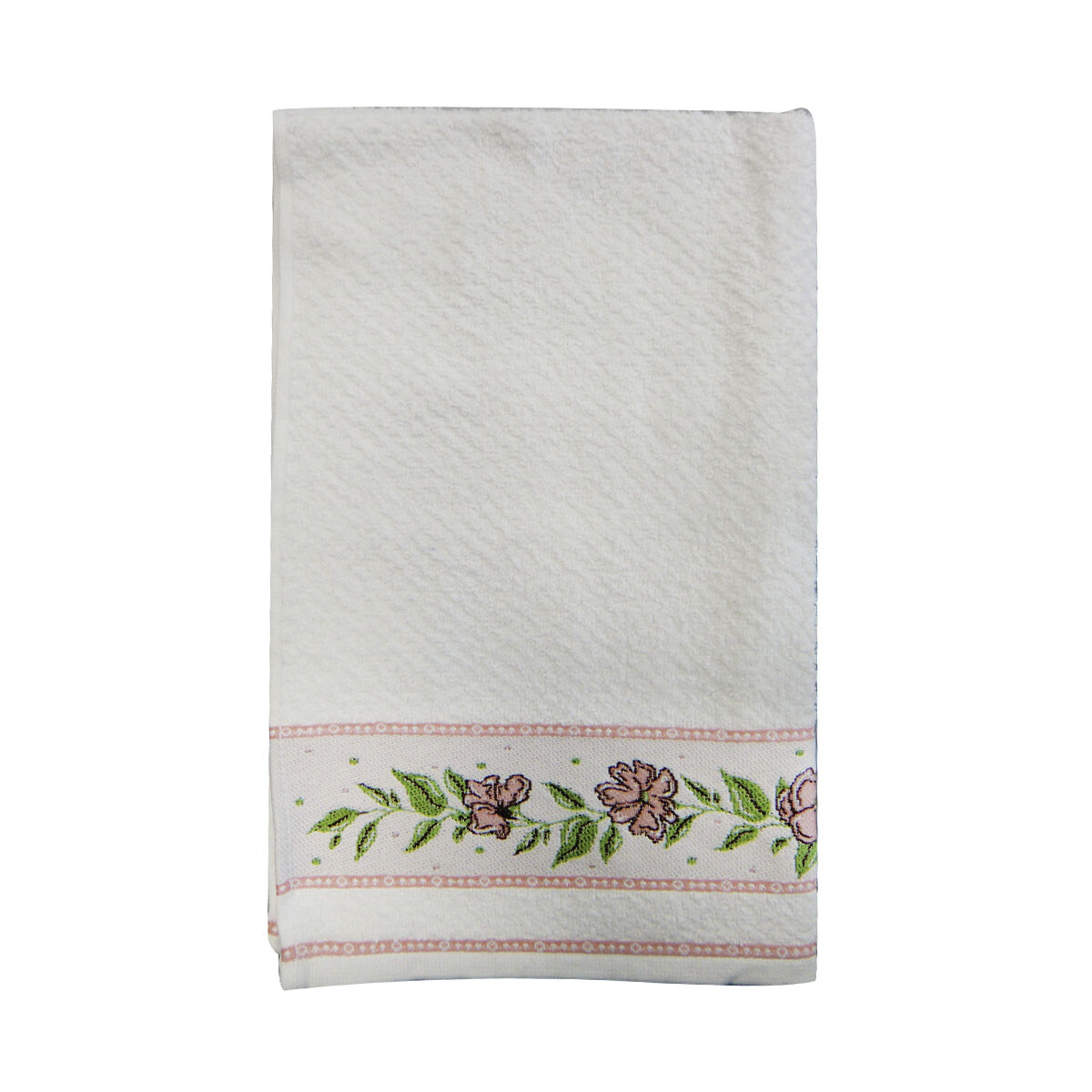Repasador Jacquard para Bordar Dohler 45 cm x 70 cm - 5230942 FLOR ROSA 