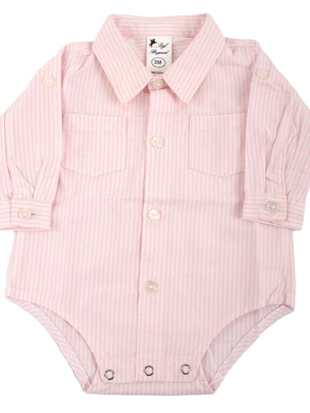 Camisa Body rosa cuadrille