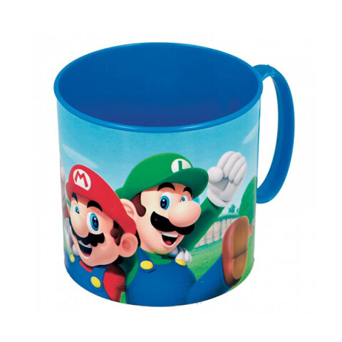 Taza Plástico Super Mario Oficial U