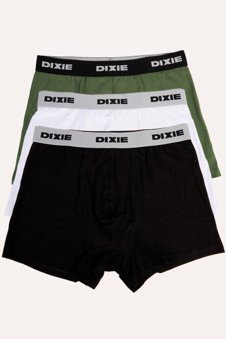 BOXER TALILLOW26 Militar/blanco/negro