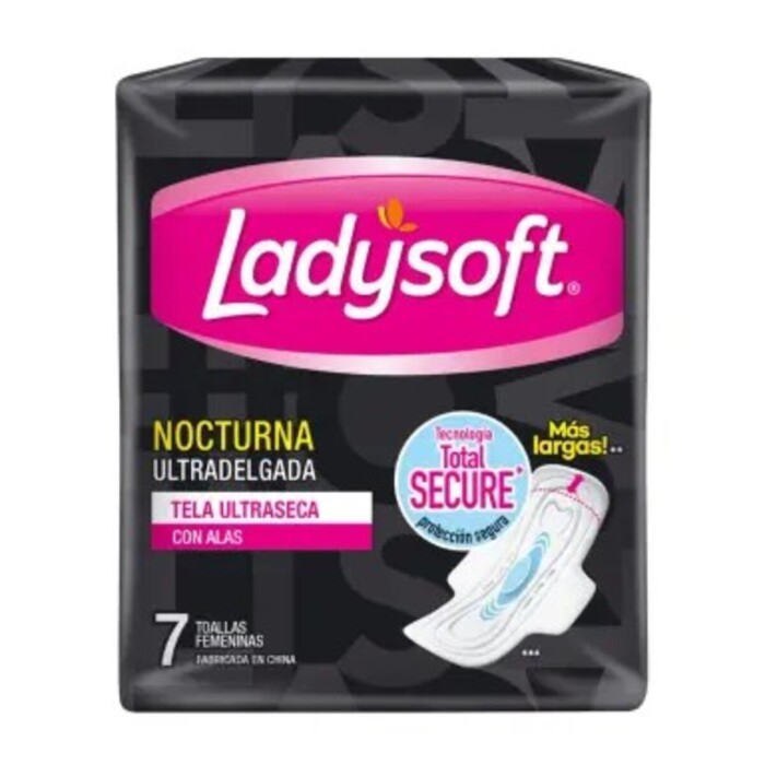 LADYSOFT TOALLA NOCTURNA UD C/ALAS X 7 única