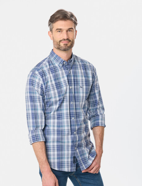 CAMISA CUADROS Azul