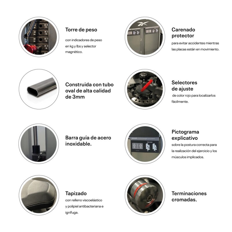 Pulldown/Seated Row 114Kg/250Lbs Pulldown/seated Row 114kg/250lbs