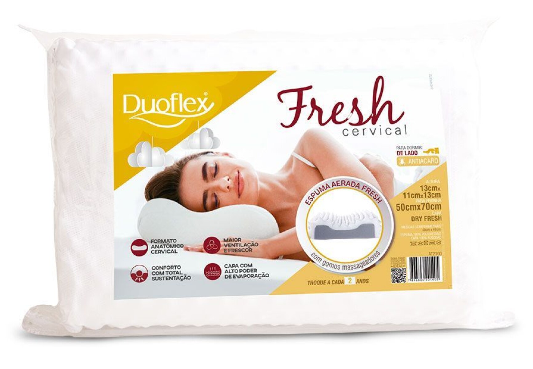 Almohada FRESH CERVICAL DUOFLEX 