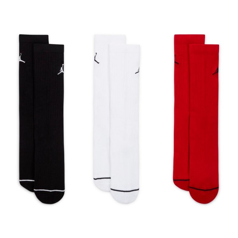 Medias Jordan Everyday Cush Poly Crew 3-Pack Unisex Multicolor