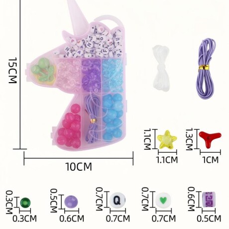 Set Creación De Pulseras De Unicornios Set Creación De Pulseras De Unicornios