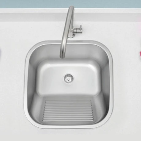 Pileta Acero Inoxidable Para Cocina 40X40X22.2 Tipo Lavadero Tramontina 000
