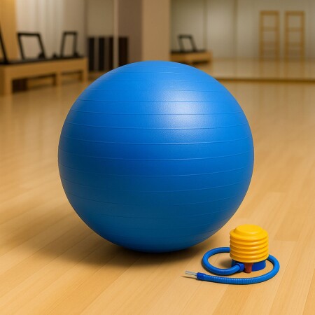 PELOTA PARA YOGA - PILATES DE 65 CM CON INFLADOR PELOTA PARA YOGA - PILATES DE 65 CM CON INFLADOR