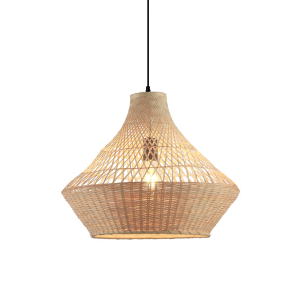 Lámpara colgante de bambú tejida 1xE27 Ø490x400mm IX9510