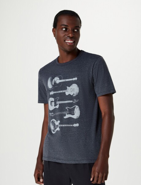 CAMISETA MASCULINA MANGA CORTA GRIS