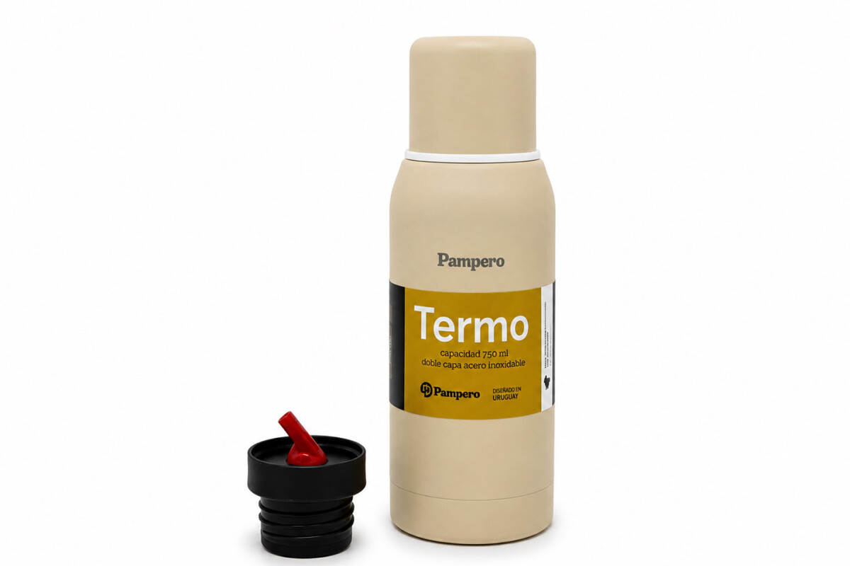 TERMO ACERO DOBLE CAPA 750ML Taupe Beige