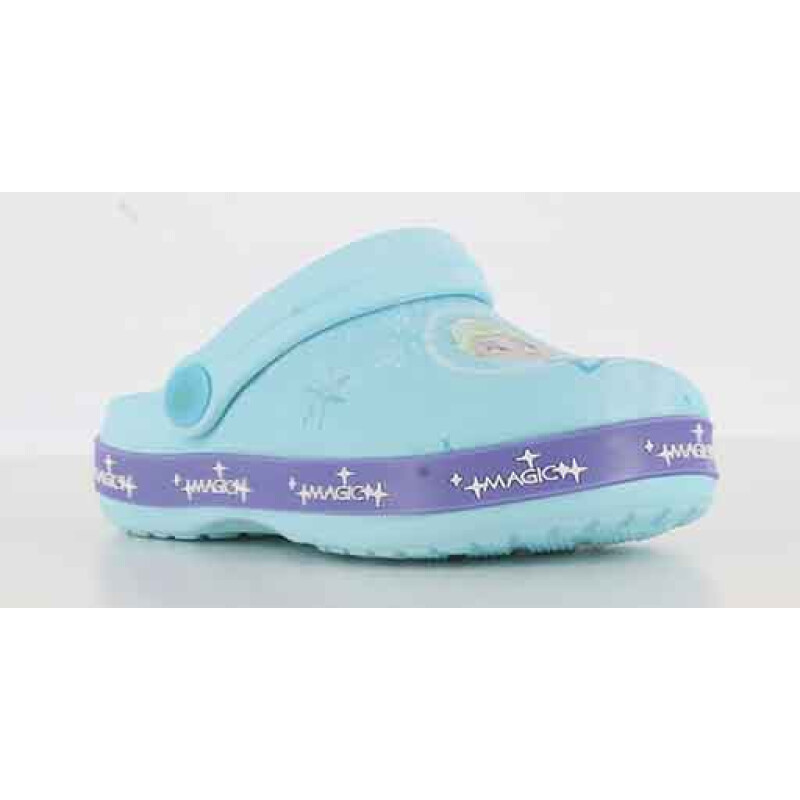 Zuecos Infantiles Disney Frozen Celeste