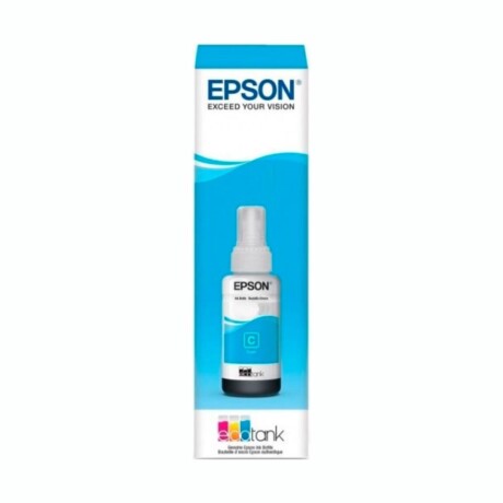 Botella De Tinta EPSON T664 Cyan 70Ml Botella De Tinta EPSON T664 Cyan 70Ml