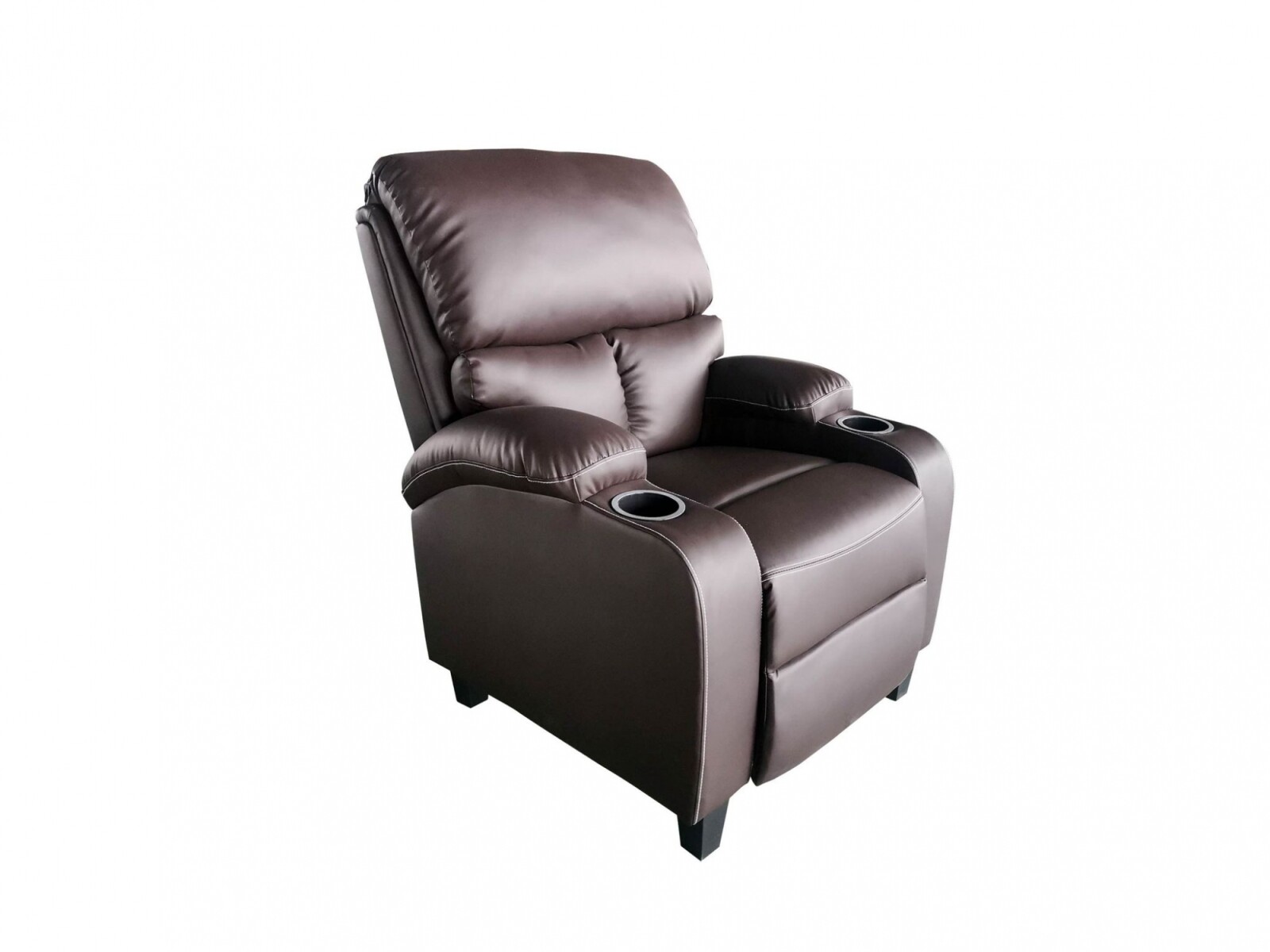 POLTRONA RECLINABLE 1 CUERPO MARRON L6201A 