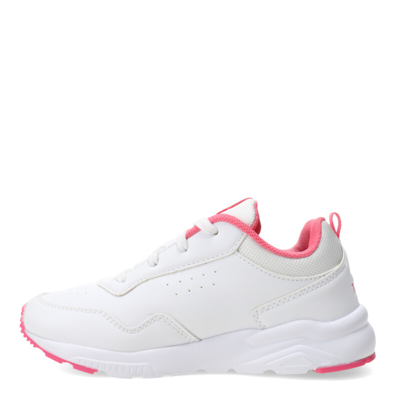 Championes de Niños Topper Zurich III Blanco - Fucsia