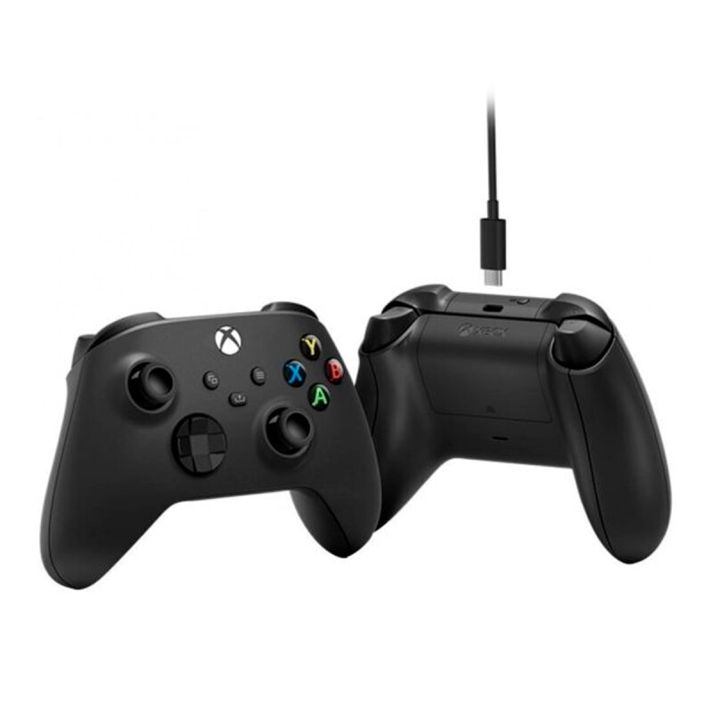 Joystick inalámbrico Microsoft para Xbox Black + Cable Joystick inalámbrico Microsoft para Xbox Black + Cable
