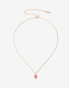 Cadena Corta con Dije Con Dijes Collar Corto Con Dije Frutilla - Dorado