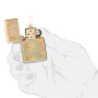 Encendedor ZIPPO 46006 C/Diseño Oro 0