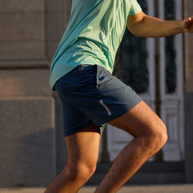 SHORT RUNNING ZEAL II azul stone AZUL FUSIÓN