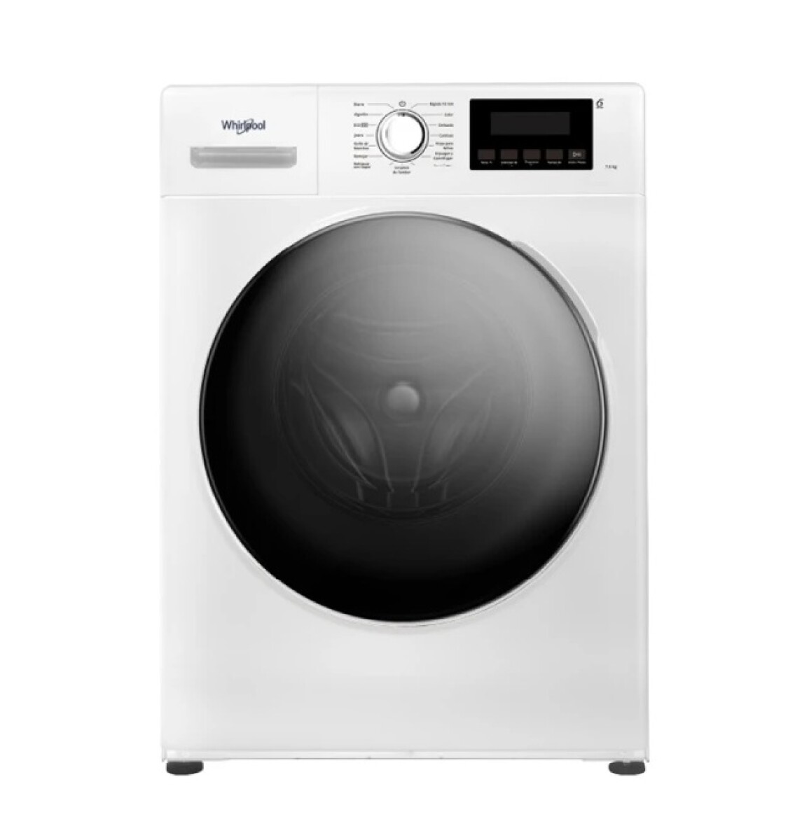 Lavarropa Frontal 7.5kg Blanco Whirlpool WNQ75AB 
