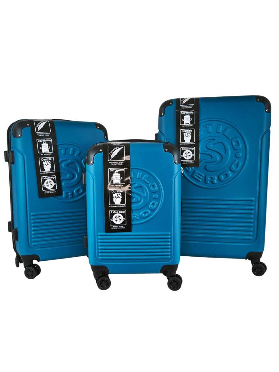 Set valijas ABS - Azul 