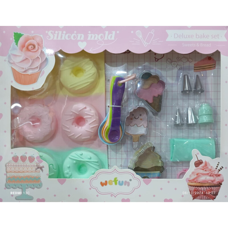 Set De Reposteria Con Molde De Silicona Set De Reposteria Con Molde De Silicona
