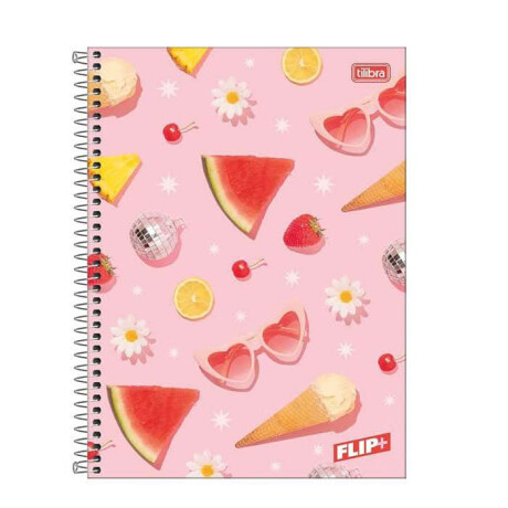 Cuadernola Tilibra Flip+ 96 Hojas Tapa Extra Dura Verano