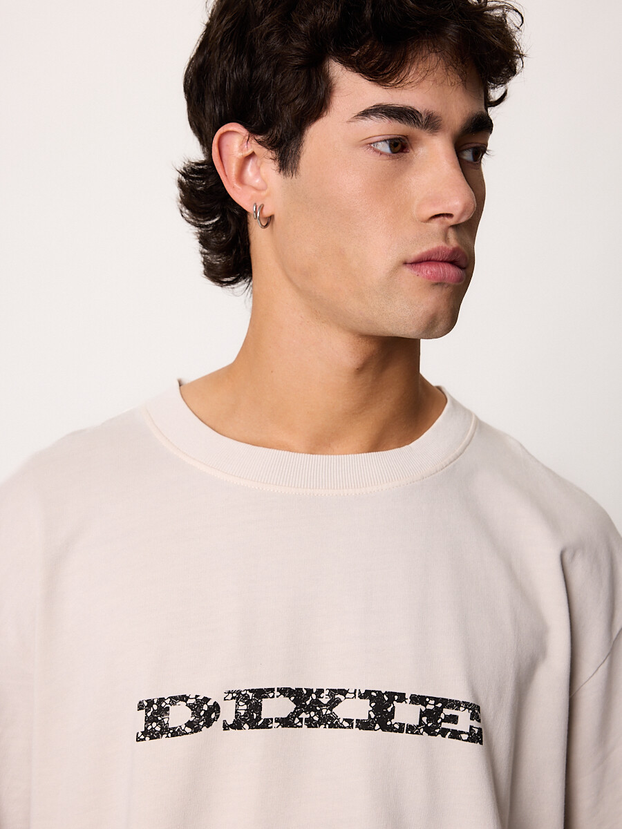 T-SHIRT M/C CARTAS DIXIE Gris Claro