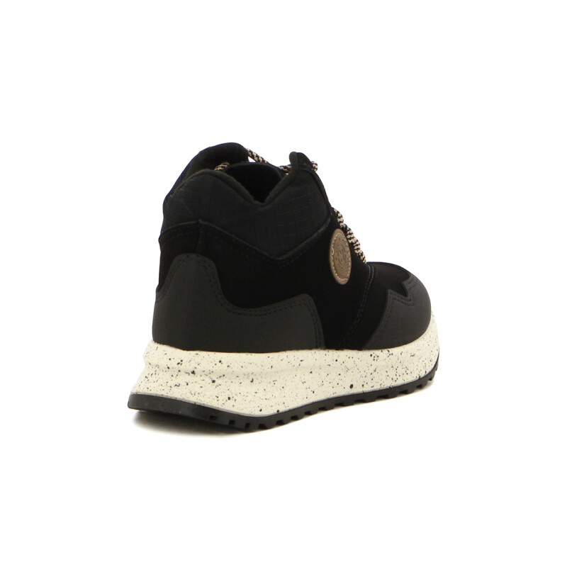 Molekino Calzado Casual Bota Acordonado Negro