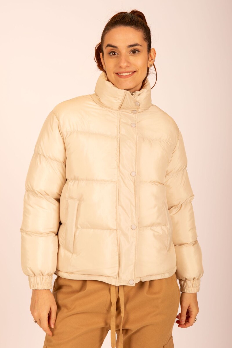 Campera puffer Libia - Crudo 