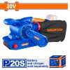 LIJADORA DE BANDA A BATERIA 20V BRUSHLESS C/BOLSA WADFOW WLBS1520 LIJADORA DE BANDA A BATERIA 20V BRUSHLESS C/BOLSA WADFOW WLBS1520