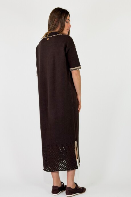 VESTIDO GRAVIOLA Chocolate