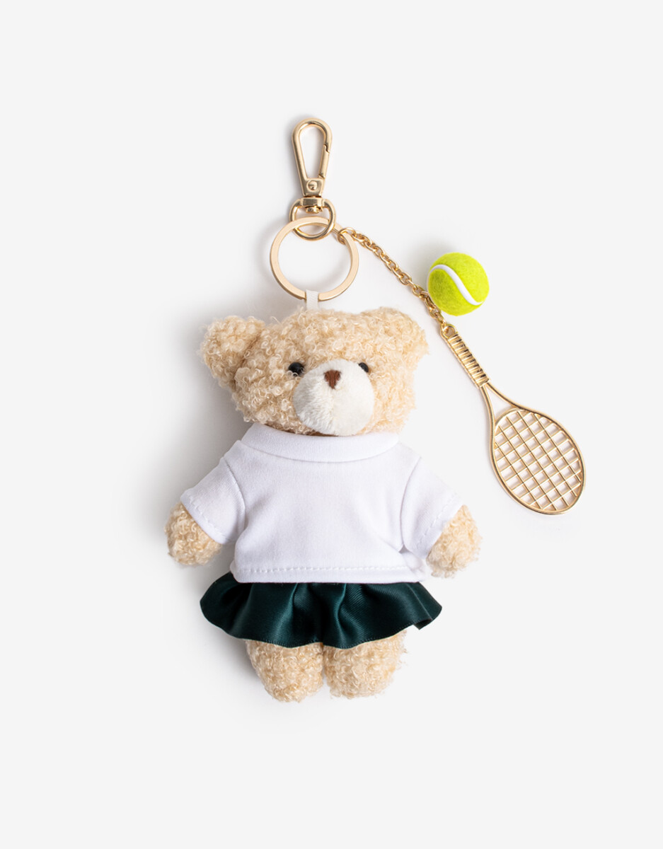 Llavero Oso Tenista. 