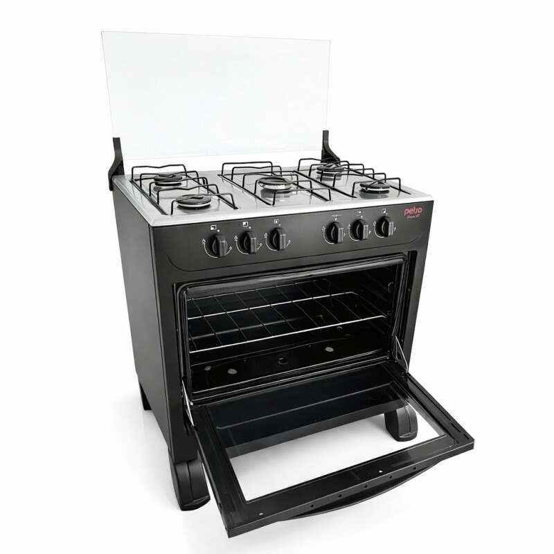 COCINA PETRA SIRIUS 5 HORNALLAS A GAS COLOR NEGRO Cocina Petra Sirius 5 Hornallas A Gas Color Negro