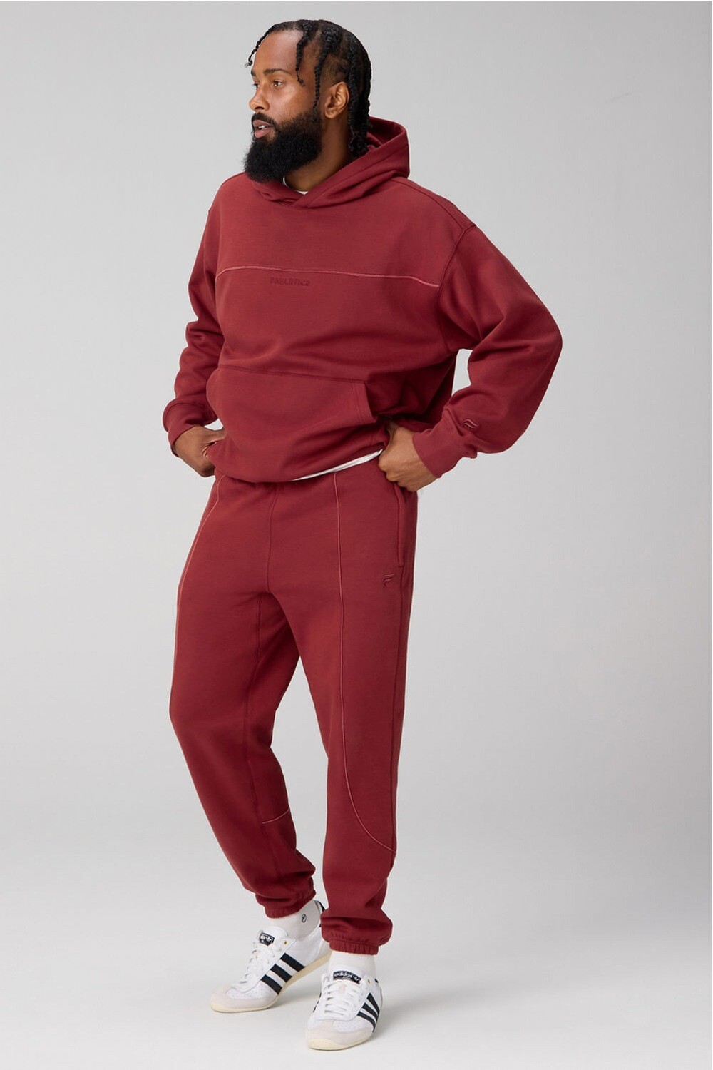 Polera The Go-To Oversized Hoodie Brand Dna Hombre Spice/Sienna Dusk