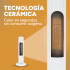 Estufa Calefactor Ceramico Torre Electrica Oscilacion 2000W Variante Color Blanco