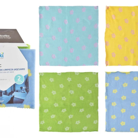 PAÑO DE LIMPIEZA NAKI JACQUARD CHIC 30X30 CM X 2 UNI ANTICLORO Q.48 PAÑO DE LIMPIEZA NAKI JACQUARD CHIC 30X30 CM X 2 UNI ANTICLORO Q.48