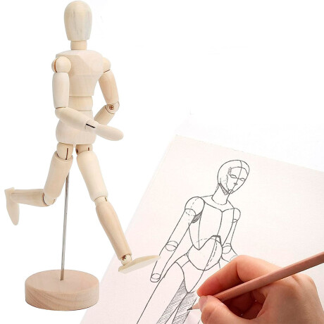 Set De Arte Para Dibujar Sketchbook Da Vinci X15 Maniquí Set De Arte Para Dibujar Sketchbook Da Vinci X15 Maniquí